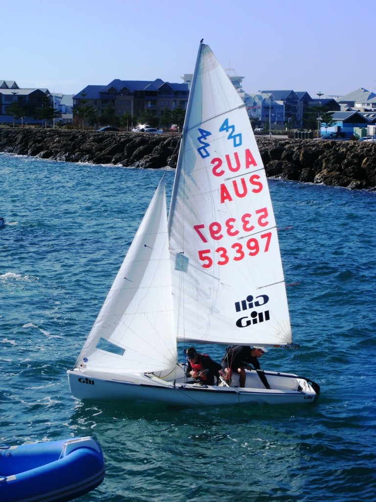 Top of the Class - 420 winners Angus Galloway & Alex Gough, visiting from Queensland, are in good form for the Youth Worlds in Croatia © Antonio Stefano